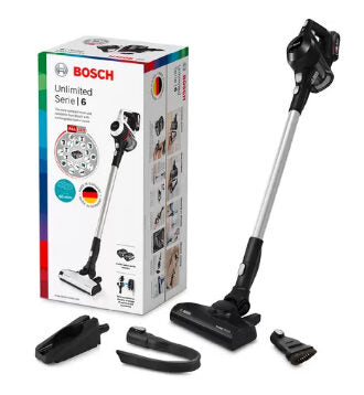 Bosch Serie 6 BBS611BSC Scopa elettrica ricaricabile Unlimited Nero