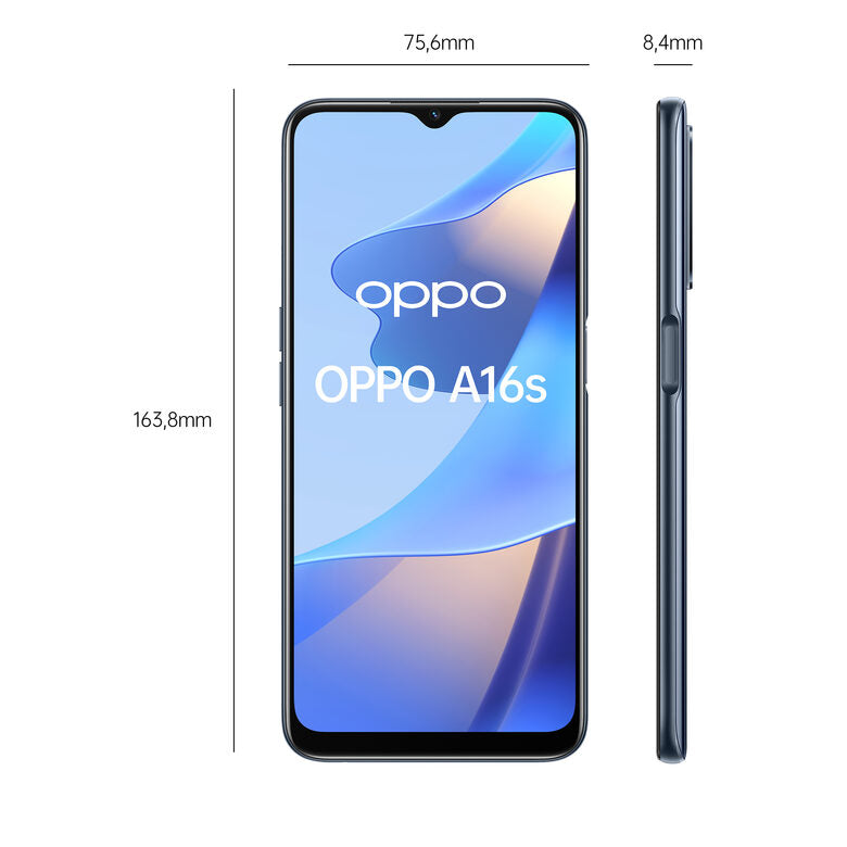 OPPO A16s 16,6 cm (6.52") Doppia SIM Android 11 4G USB tipo-C 4 GB 64 GB 5000 mAh Nero