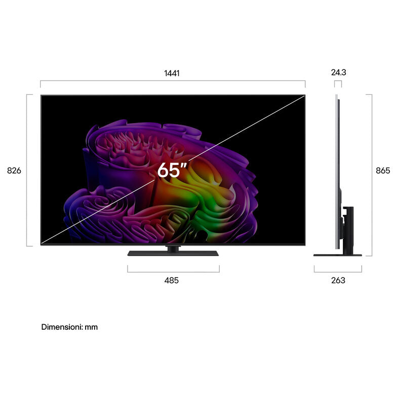LG OLED evo AI 65'' Serie G6S OLED65G66LS, 4K, Hyper Radiant Color, Processore α11 Gen3, VRR 165Hz,G-Sync, SMART TV 2026