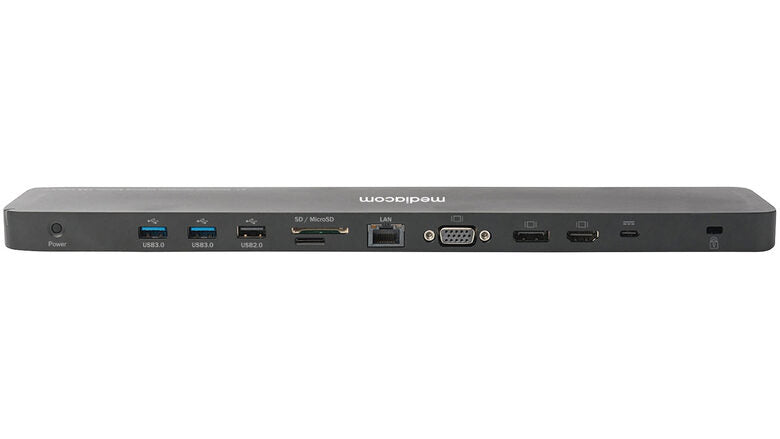 Mediacom M-DOCKTPCP replicatore di porte e docking station per notebook Cablato USB 3.2 Gen 1 (3.1 Gen 1) Type-C Nero