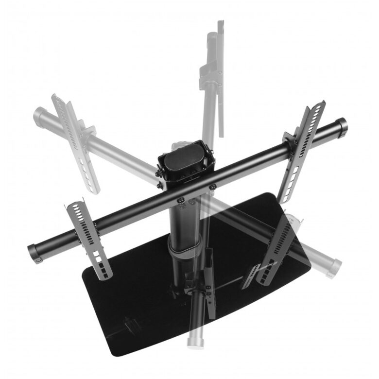 nuovaVideosuono LCD60 Supporto TV a parete 139,7 cm (55") Nero
