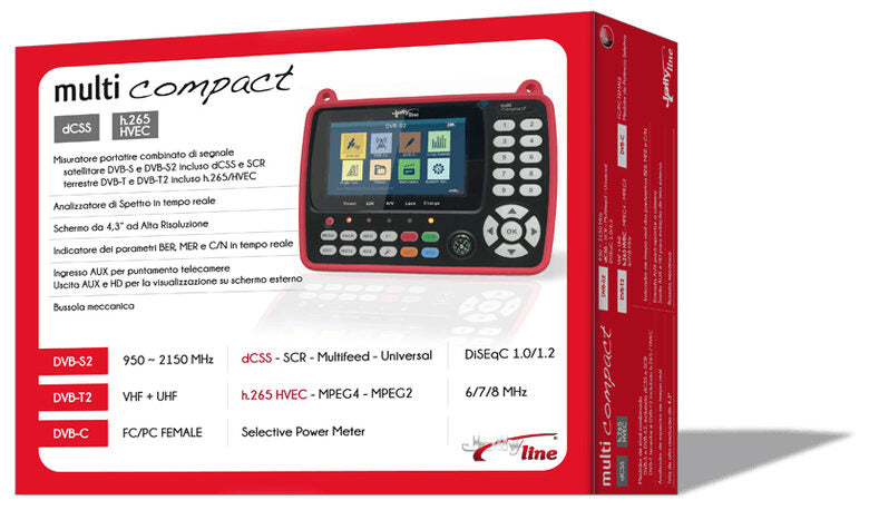G.B.S. Elettronica Multi Compact 48 - 2150 MHz Display incorporato Allarmi sonori Digitale 1 pz
