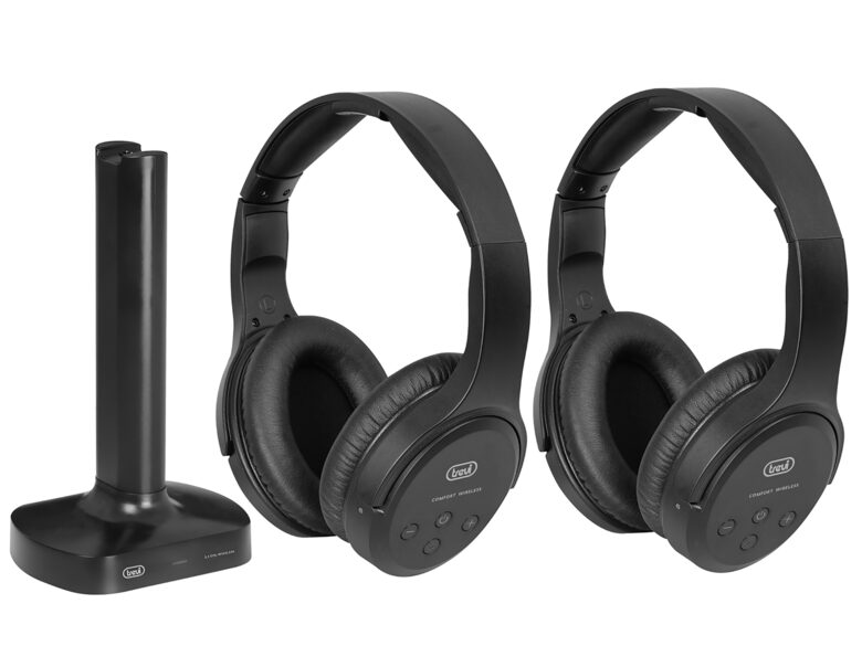 Trevi FRS 1580 TW Cuffie Con cavo e senza cavo A Padiglione TV Nero