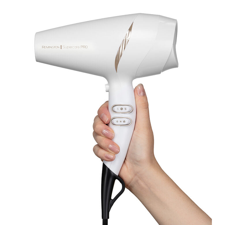 Remington Supercare Pro 2200 AC asciuga capelli 2200 W Nero, Bianco