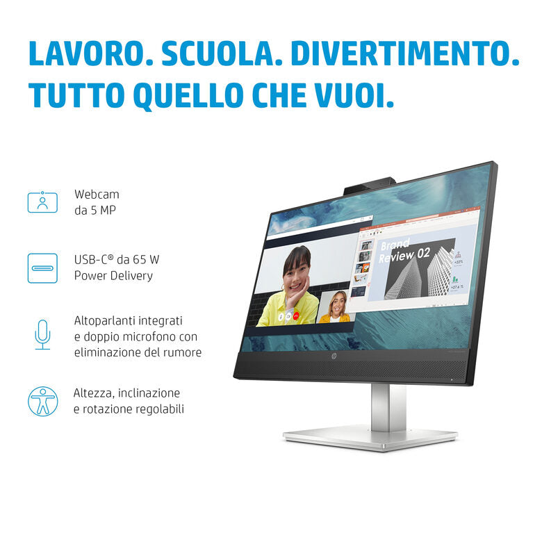 HP E24m G4 FHD USB-C Conferencing Monitor
