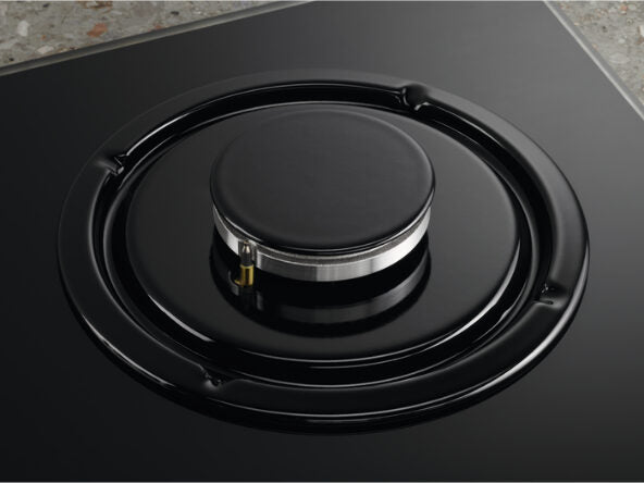 Electrolux Piano cottura gas EGG7536K Nero griglie in Piattina smaltata