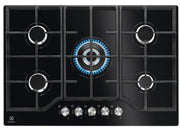 Electrolux Piano cottura gas EGG7536K Nero griglie in Piattina smaltata