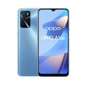 OPPO A16s Smartphone, NFC, AI Triple Camera 13+2+2 MP, 6.52” 60HZ Display, 5000mAh, SuperVOOC + Power Saving, RAM 4GB + ROM 64GB espandibile, ColorOS11.1, IPX4, [Versione Italiana], Pearl Bl