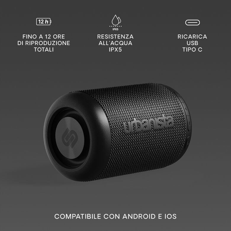 Urbanista Memphis Altoparlante portatile mono Nero 5 W