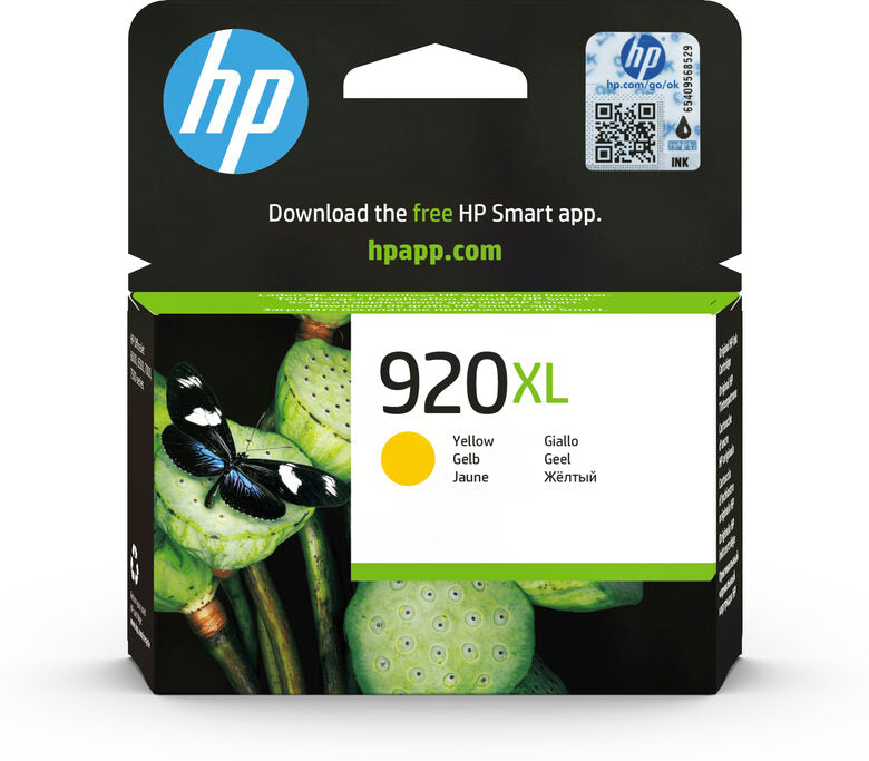 HP Cartuccia originale inchiostro giallo ad alta capacità 920XL