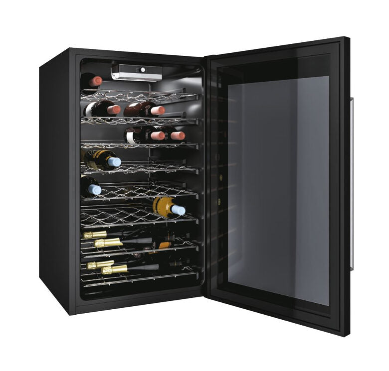 Candy DiVino CWC 150 ED/N Cantinetta vino con compressore Libera installazione Nero 41 bottiglia/bottiglie