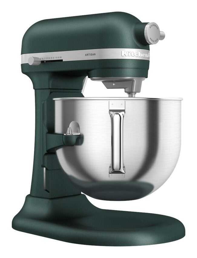 KitchenAid 5KSM70SHXEPP Sbattitore con base 375 W Verde, Grigio, Acciaio inox