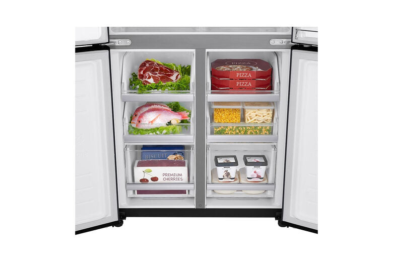LG GMQ844MC5E Frigorifero Side By Side Libera Installazione 530 L E Nero