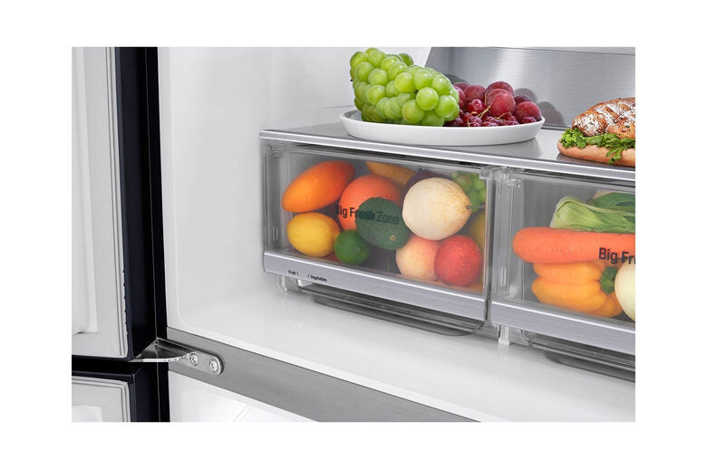 LG GMQ844MC5E Frigorifero Side By Side Libera Installazione 530 L E Nero