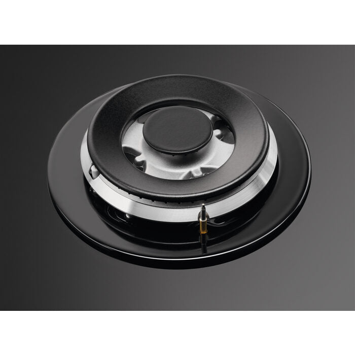 AEG HKB64420NB Piano Cottura Nero Da incasso 56 cm Gas 4 Fornelli