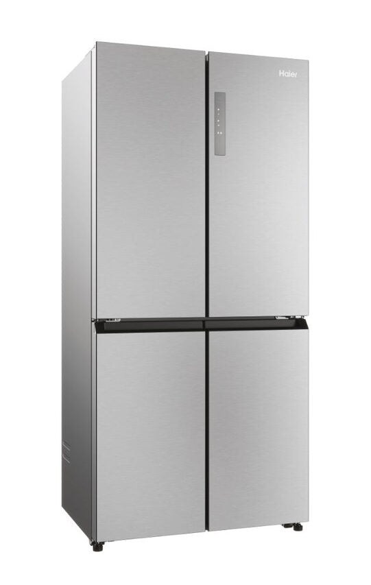 Haier HCR3818ENMM Cube 83 Serie 3 Frigorifero Side By Side Libera Installazione 467 L E Platino Stainless steel