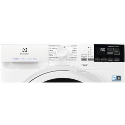 Electrolux EW7W685W lavasciuga Libera installazione Caricamento frontale Bianco D