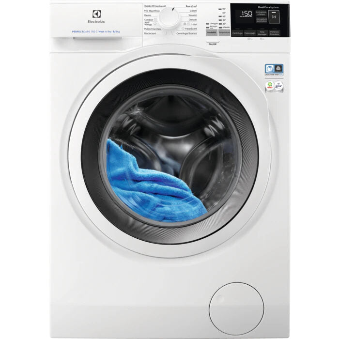 Electrolux EW7W685W lavasciuga Libera installazione Caricamento frontale Bianco D