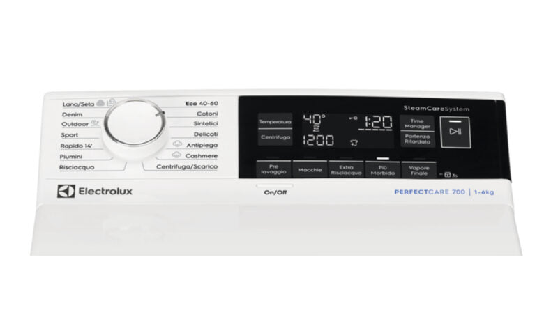 Electrolux EW7T363S lavatrice Caricamento dall'alto 6 kg 1251 Giri/min B Bianco