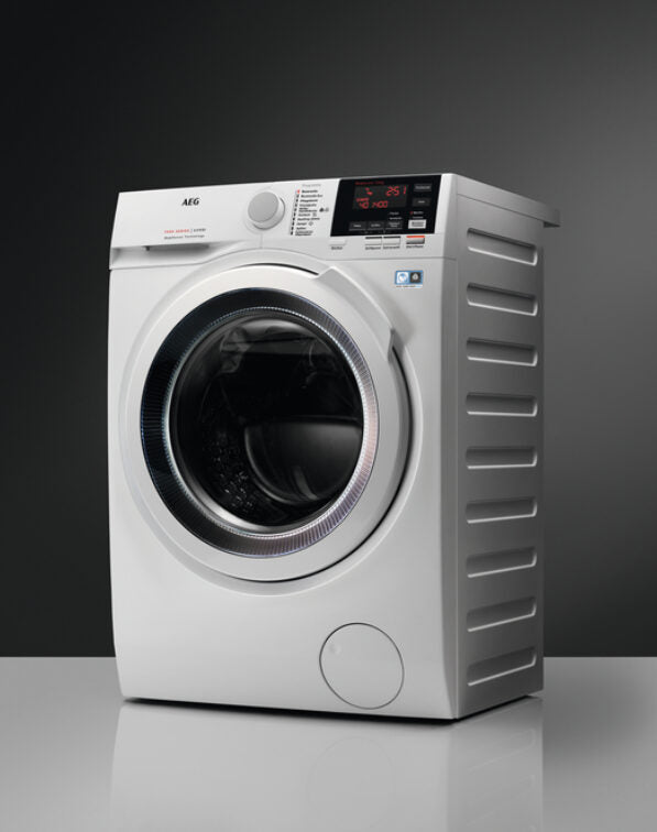 AEG L7WBG856 lavasciuga Libera installazione Caricamento frontale Bianco D