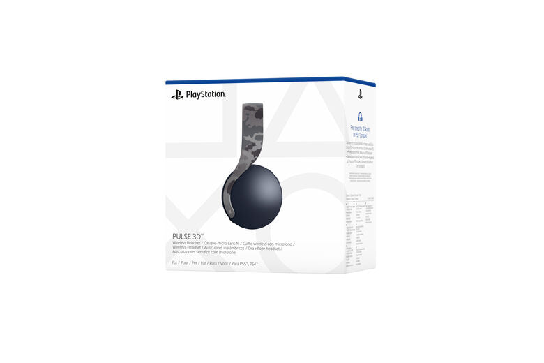 Sony PULSE 3D Auricolare Con cavo e senza cavo A Padiglione Gaming USB tipo-C Mimetico, Grigio