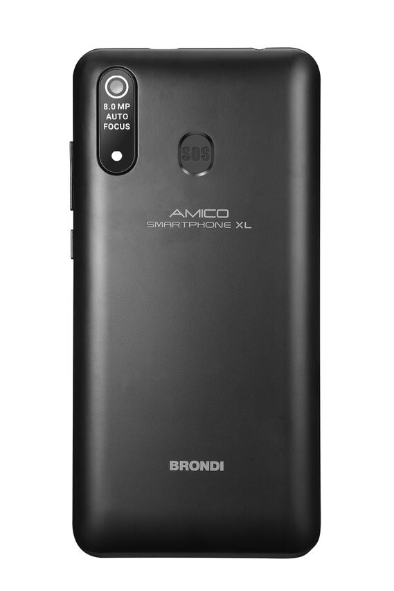 Brondi Amico Smartphone XL 15,2 cm (6") Doppia SIM Android 11 4G USB tipo-C 2 GB 16 GB 2500 mAh Nero