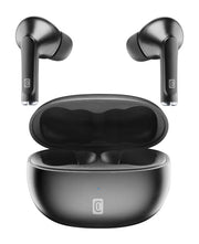 Cellularline FLICK Auricolari TWS Bluetooth con custodia di ricarica Nero