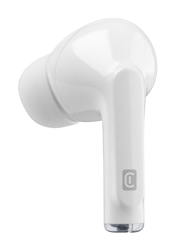 Cellularline FLICK Auricolari TWS Bluetooth con custodia di ricarica Bianco