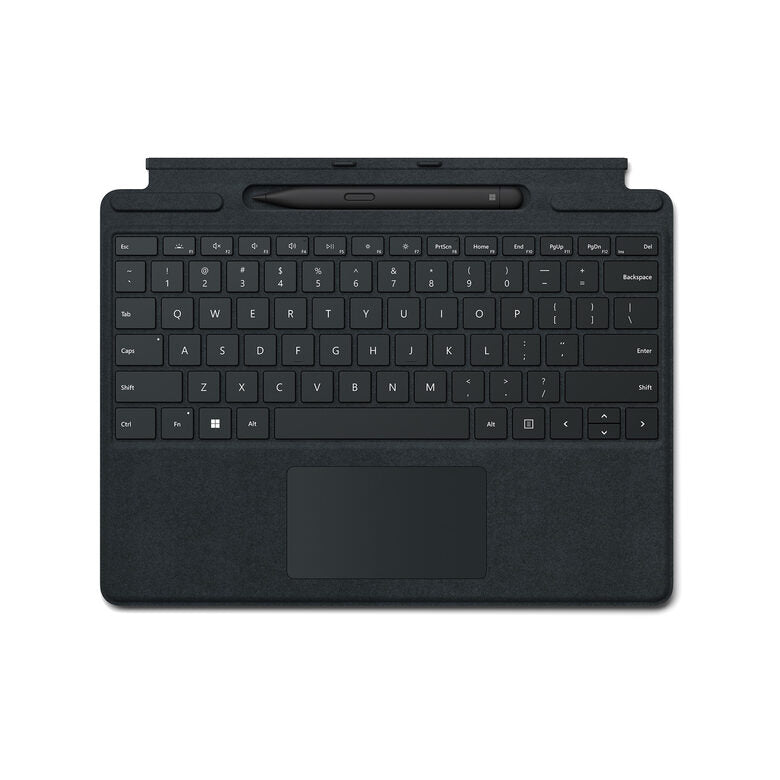 Microsoft Surface Pro X Signature Keyboard with Slim Pen Bundle QWERTY Italiano Microsoft Cover port Nero
