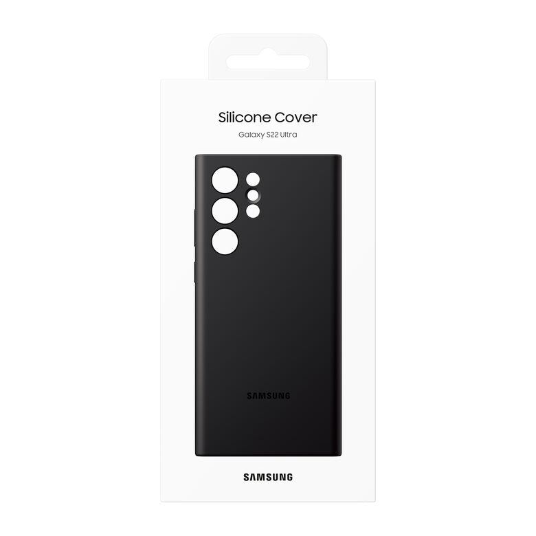 Samsung Cover in Silicone per Galaxy S22 Ultra, Black