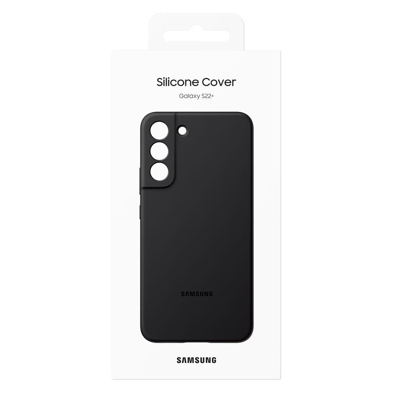 Samsung Cover in Silicone per Galaxy S22+, Black