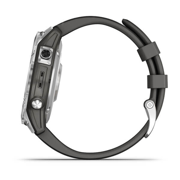 Garmin fenix 7 3,3 cm (1.3") MIP 47 mm Digitale 260 x 260 Pixel Touch screen Argento Wi-Fi GPS (satellitare)