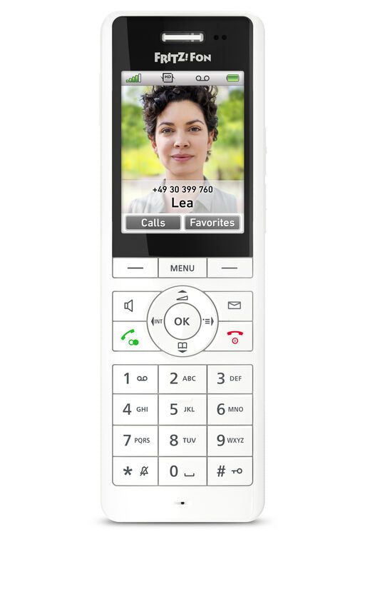 FRITZ!Fon X6 Telefono DECT Identificatore di chiamata Bianco