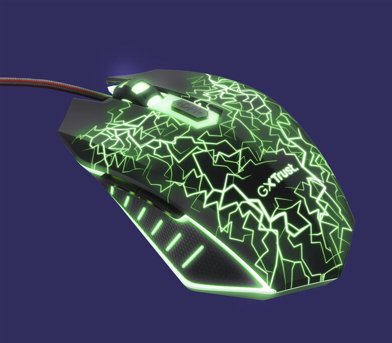 Trust GXT 783X mouse Ambidestro USB tipo A Ottico 4000 DPI
