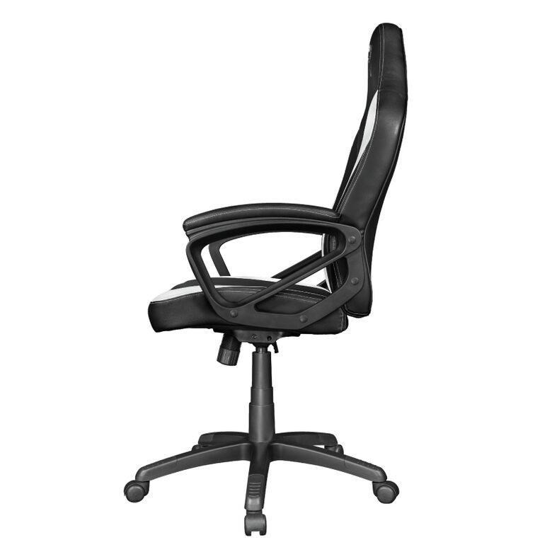 Trust GXT 701W RYON Sedia per gaming universale Seduta imbottita Nero, Bianco