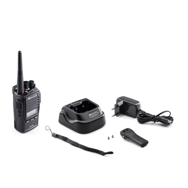 Midland G18 Pro ricetrasmittente 99 canali 446.00625 - 446.19375 MHz Nero