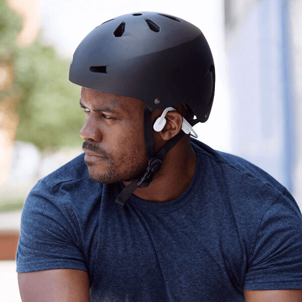 SHOKZ OpenMove Cuffie Wireless A clip Musica e Chiamate USB tipo-C Bluetooth Bianco