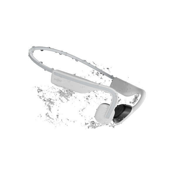 SHOKZ OpenMove Cuffie Wireless A clip Musica e Chiamate USB tipo-C Bluetooth Bianco