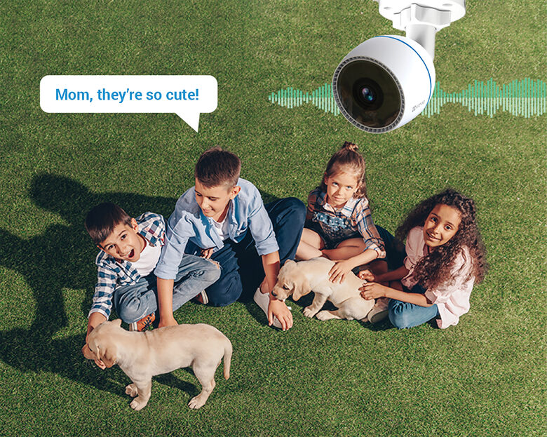 EZVIZ TELECAMERA SMART HOME WI-FI A COLORI C3TN