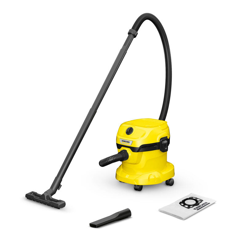 Kärcher WD 2 Plus V-12/4/18 12 L Bidone Aspiratutto  1000 W Sacchetto per la polvere