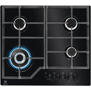 Electrolux EGM6343YAK Nero Da incasso 59 cm Gas 4 Fornello(i)