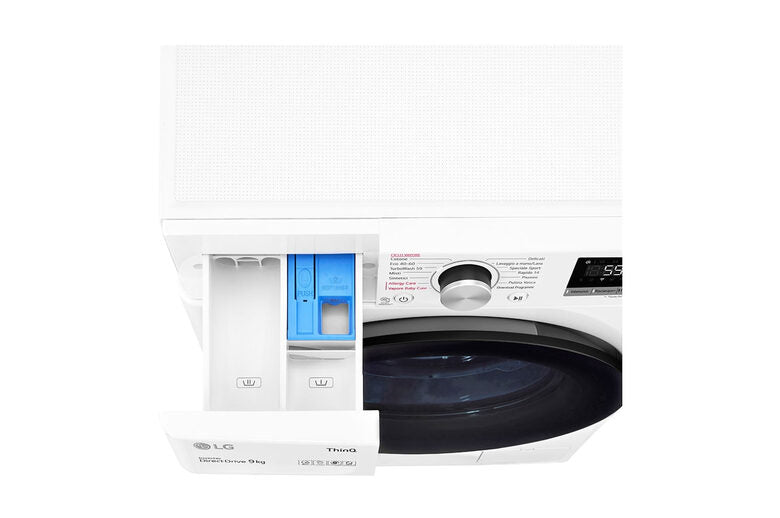 LG F4WV509SAE lavatrice Caricamento frontale 9 kg 1400 Giri/min A Bianco