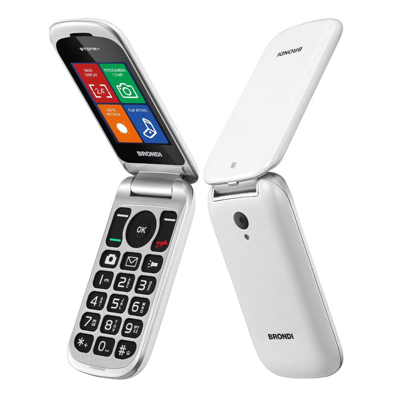 Brondi Cellulare Stone + White Dual Sim