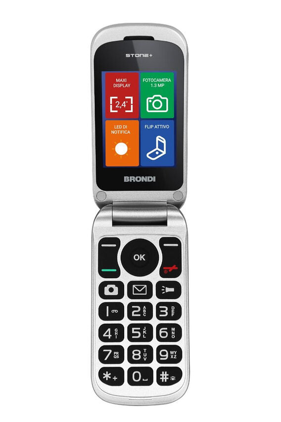 Brondi Cellulare Stone + White Dual Sim