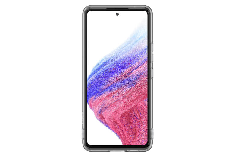 Samsung Soft Clear Cover per Galaxy A53 5G, Nero