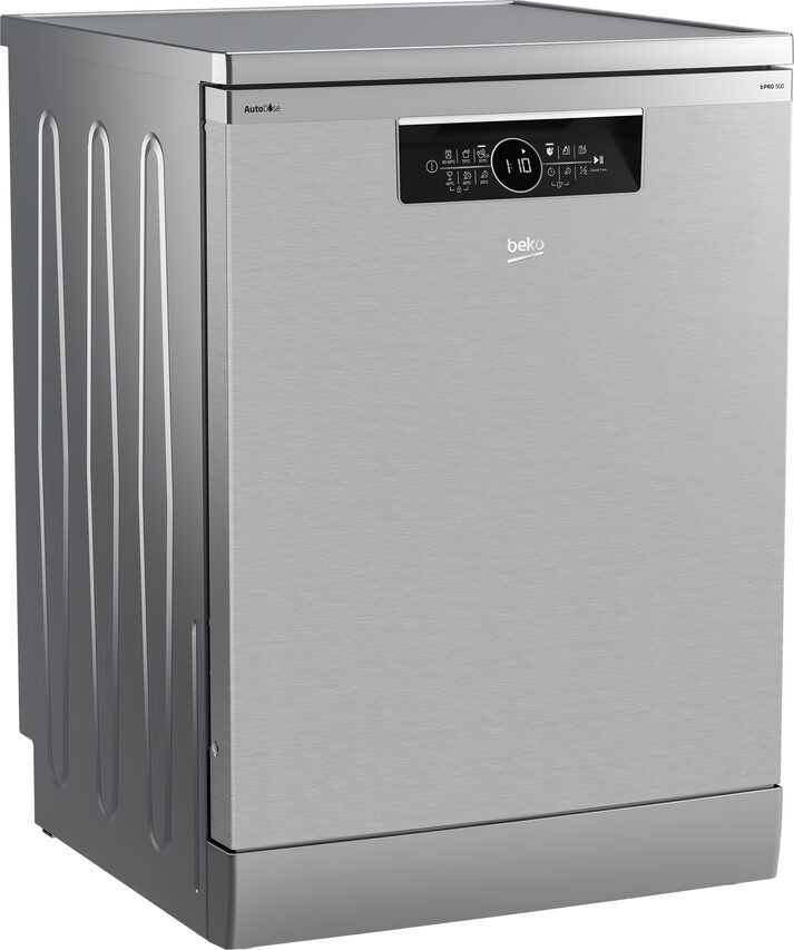 Beko bPRO500 BDFN36640XA Lavastoviglie a Libera Installazione AutoDoseC, 16 coperti, Inox, Terzo cestello