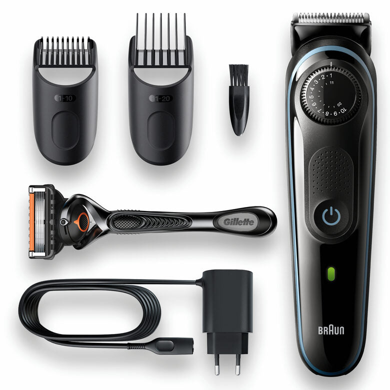Braun BeardTrimmer 5 BT5340 Nero, Blu