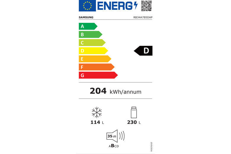 Samsung RB34D153939 frigorifero con congelatore Libera installazione 344 L D Beige