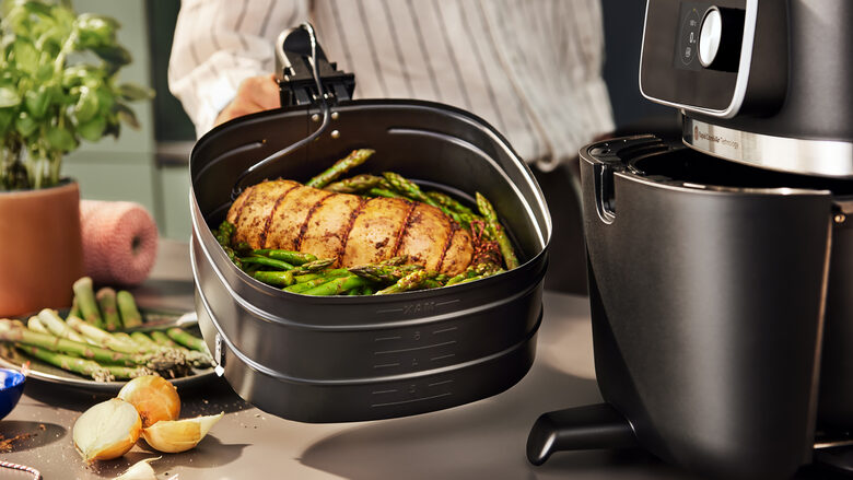 Philips 7000 series HD9876/90 Airfryer, 8.3L, Friggitrice 22-in-1, App per ricette