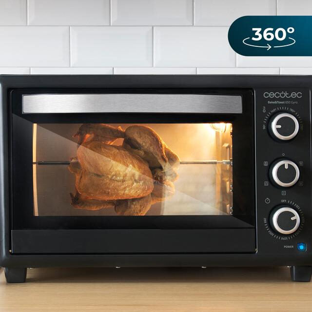 Cecotec Bake&Toast 3090 Black Gyro 30 L 1500 W Nero Grill
